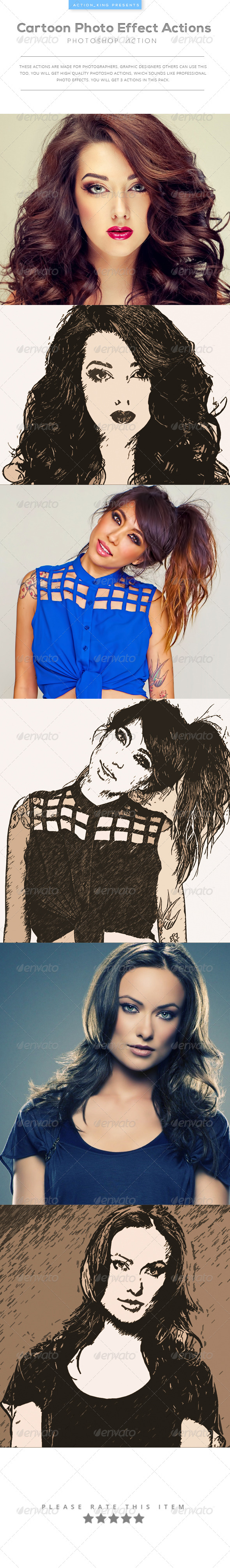 GraphicRiver Cartoon Photo Effect Actions 8296449 GraphicRiver Cartoon Photo Effect Actions 8296449