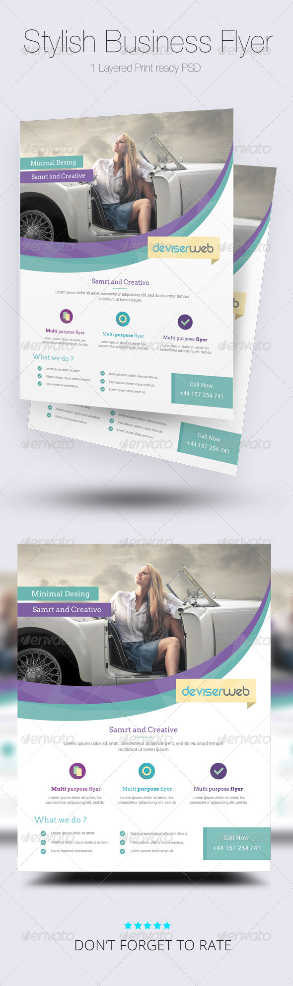 Stylish Business Flyer/Poster Temmplate (Corporate)