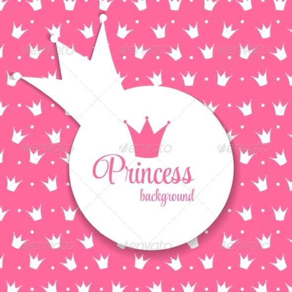 GraphicRiver Princess Crown Background Vector Illustration 8296842 GraphicRiver Princess Crown Background Vector Illustration 8296842