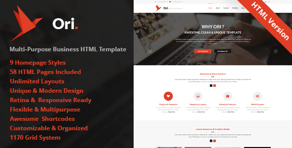 ThemeForest Ori Multi-purpose Business HTML Template 8302494 ThemeForest Ori Multi-purpose Business HTML Template 8302494