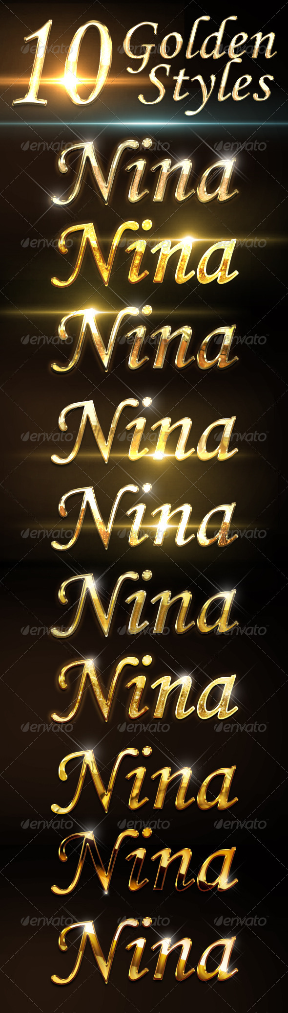 GraphicRiver 10 Gold Text Effects 8302980 GraphicRiver 10 Gold Text Effects 8302980