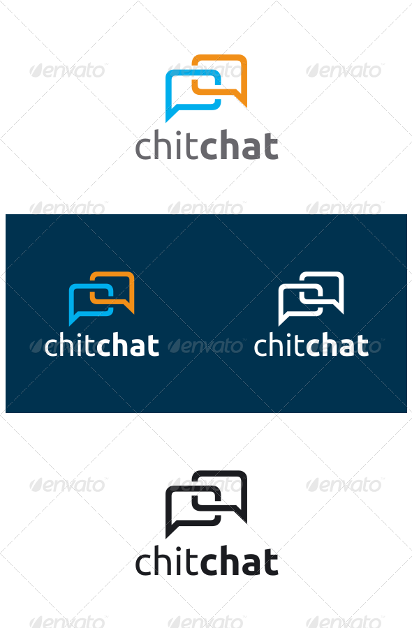GraphicRiver Chat Logo 8303357 GraphicRiver Chat Logo 8303357