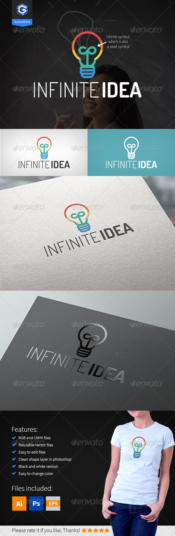 GraphicRiver Infinite Idea Logo 8304775 GraphicRiver Infinite Idea Logo 8304775