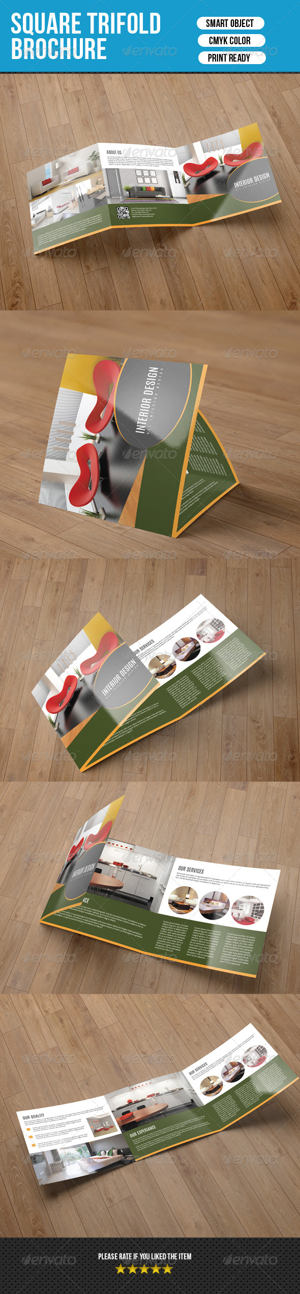 GraphicRiver Square Trifold for Interior Desing-V16 8304810 GraphicRiver Square Trifold for Interior Desing-V16 8304810