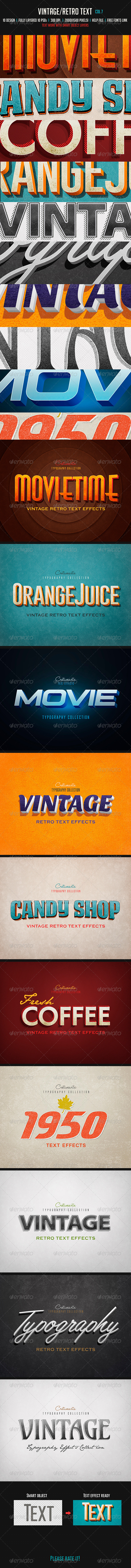 GraphicRiver Vintage Retro Text Col 7 8304965 GraphicRiver Vintage Retro Text Col 7 8304965