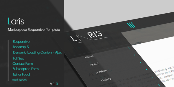 Laris - Multipurpose Responsive  Template