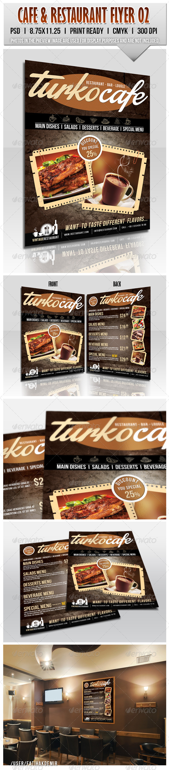 GraphicRiver Cafe & Restaurant Flyer 8312146 GraphicRiver Cafe & Restaurant Flyer 8312146
