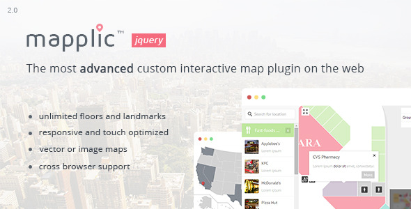 Mapplic Custom Interactive Map jQuery Plugin Mapplic Custom Interactive Map jQuery Plugin