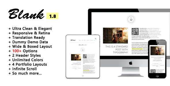 Blank Elegant and Minimalist Wordpress Blog Blank Elegant and Minimalist Wordpress Blog