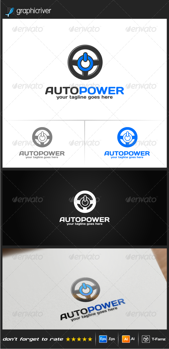 GraphicRiver Auto Power Logo Templates 8314611 GraphicRiver Auto Power Logo Templates 8314611
