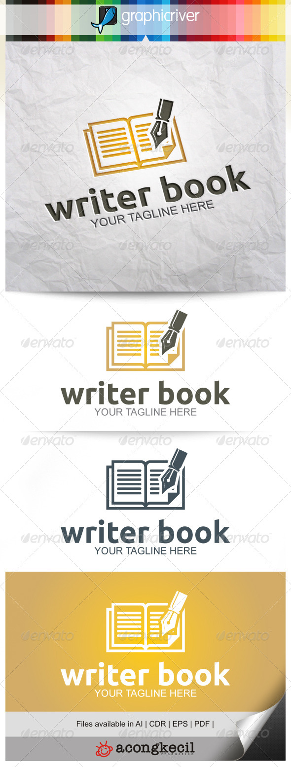 GraphicRiver Writer Book 8314968 GraphicRiver Writer Book 8314968