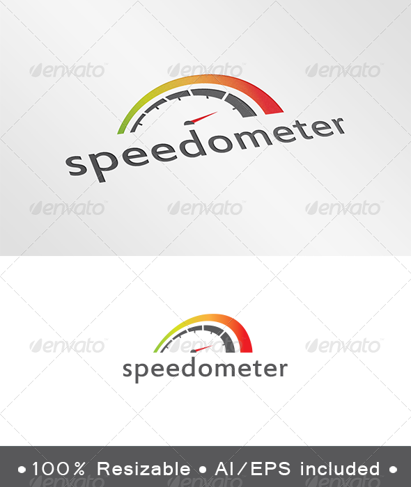 GraphicRiver Speedometer Logo 4046082 GraphicRiver Speedometer Logo 4046082