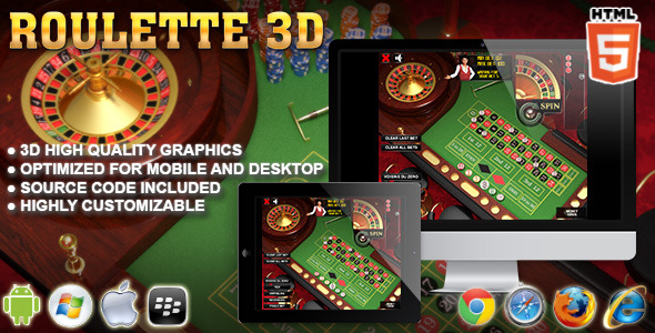 CodeCanyon 3D Roulette HTML5 Casino Game 8315639 CodeCanyon 3D Roulette HTML5 Casino Game 8315639