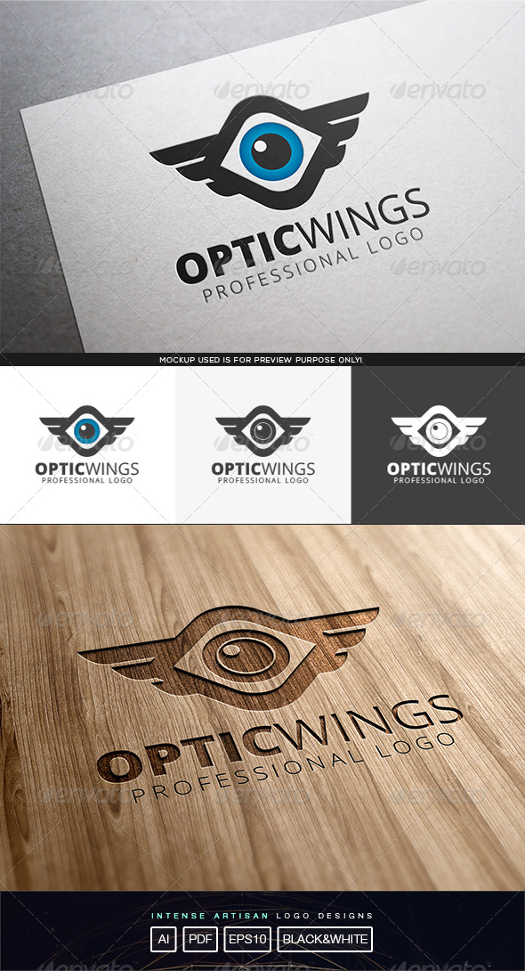 GraphicRiver Optic Wings Logo Template 8316009 GraphicRiver Optic Wings Logo Template 8316009