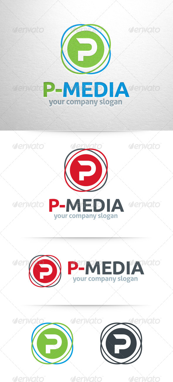 GraphicRiver Letter P Logo Template 8316019 GraphicRiver Letter P Logo Template 8316019