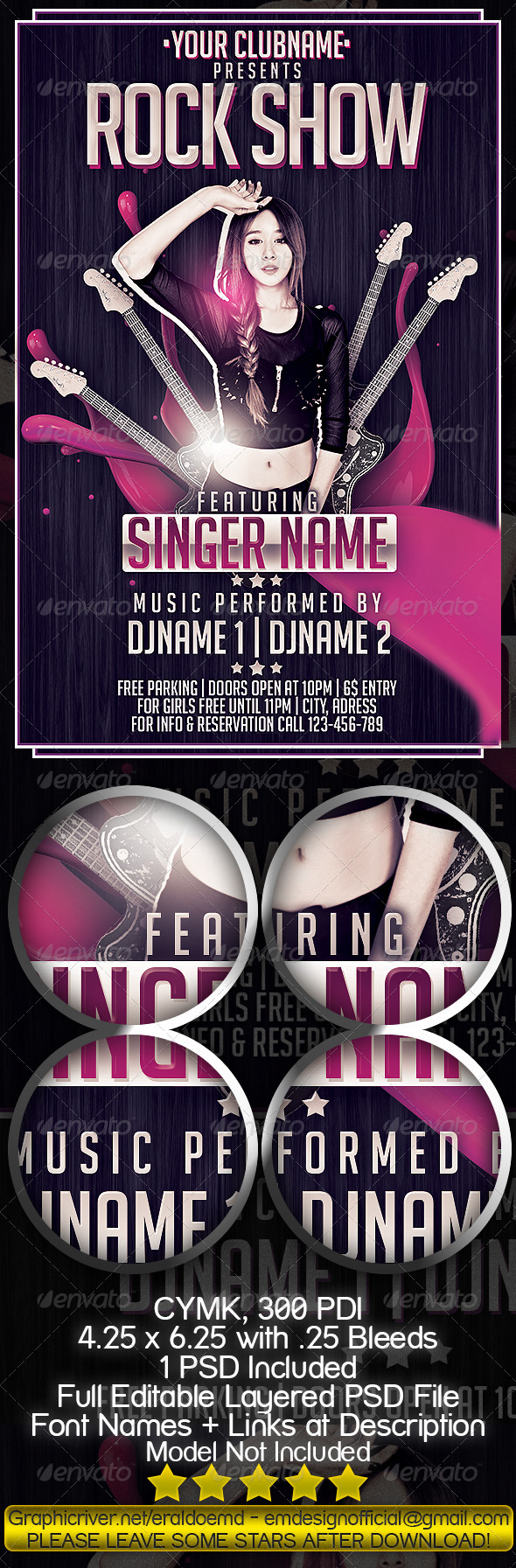 GraphicRiver Rock Show Flyer 7750379 GraphicRiver Rock Show Flyer 7750379