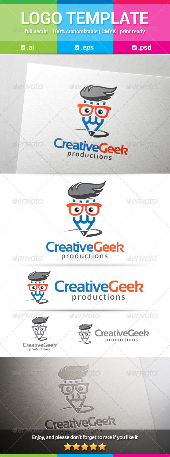 GraphicRiver Creative Geek Logo 8316794 GraphicRiver Creative Geek Logo 8316794