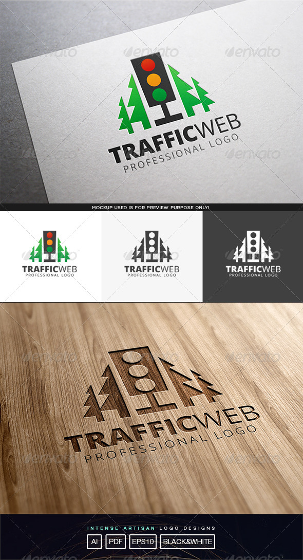 Traffic Web Logo Template Traffic Web Logo Template