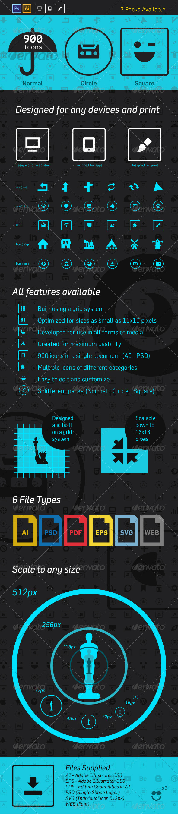 GraphicRiver Delicons 900 Vector Icons 8283498 GraphicRiver Delicons 900 Vector Icons 8283498
