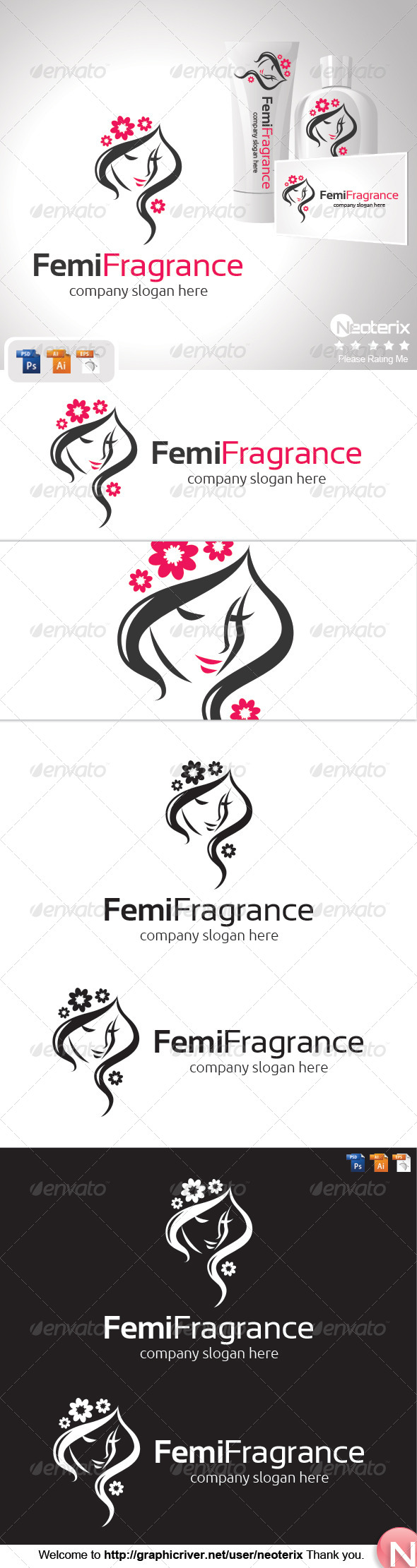 GraphicRiver Feminine Fragrance 8317496 GraphicRiver Feminine Fragrance 8317496
