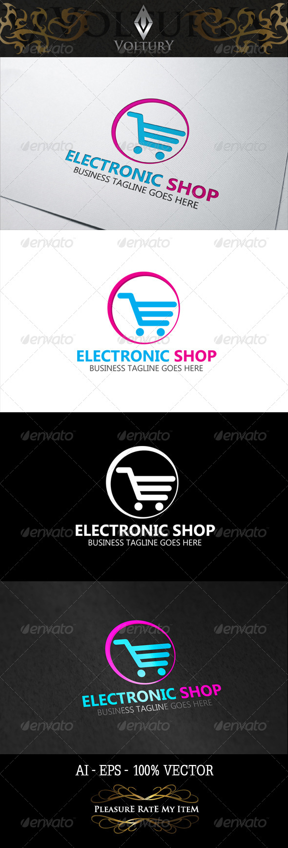 GraphicRiver Electronic Shop Logo 8317515 GraphicRiver Electronic Shop Logo 8317515