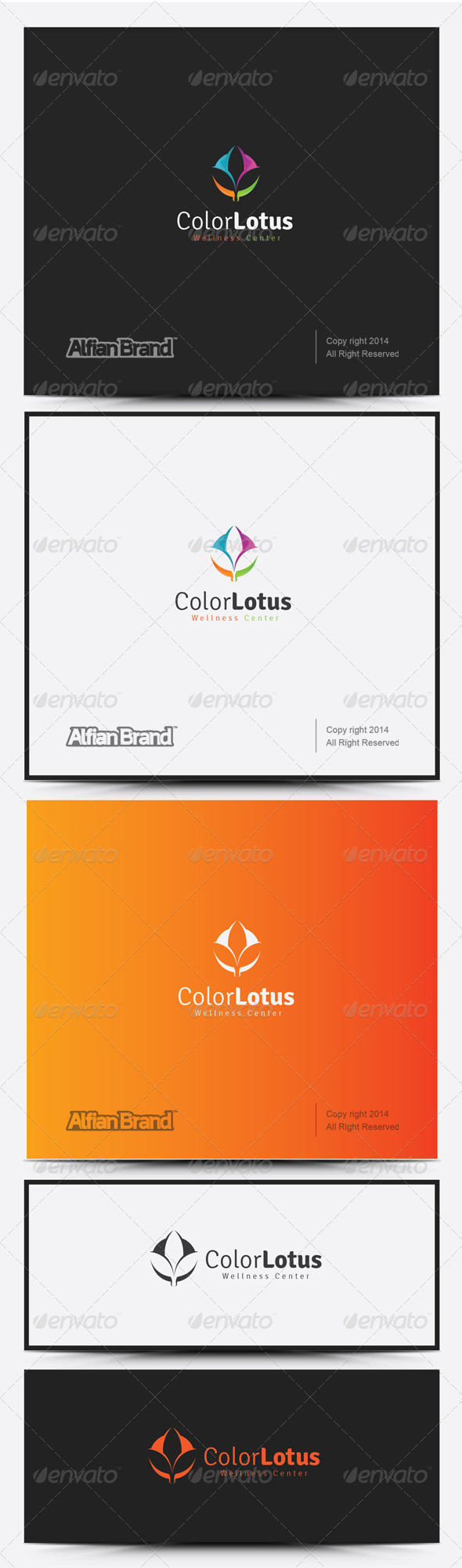 GraphicRiver Color Lotus Logo 8317746 GraphicRiver Color Lotus Logo 8317746