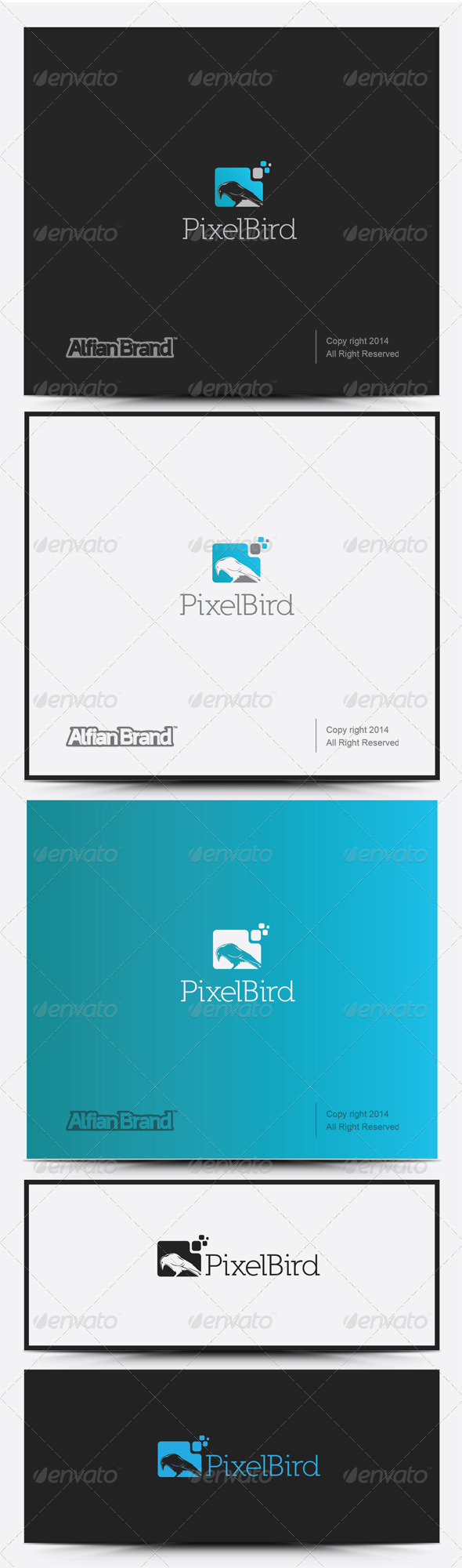 GraphicRiver Pixel Bird Logo 8317858 GraphicRiver Pixel Bird Logo 8317858