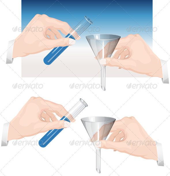 Chemistry Experiments Illustration (Miscellaneous)