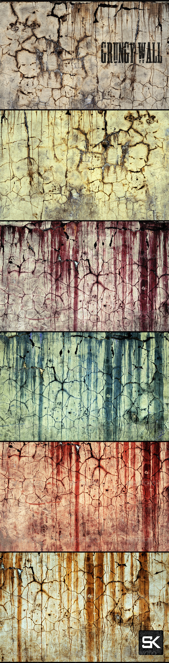 GraphicRiver Grungy Wall 8317992 GraphicRiver Grungy Wall 8317992
