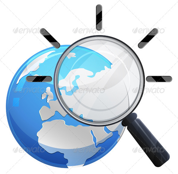 GraphicRiver Search the Globe Illustration 8318208 GraphicRiver Search the Globe Illustration 8318208