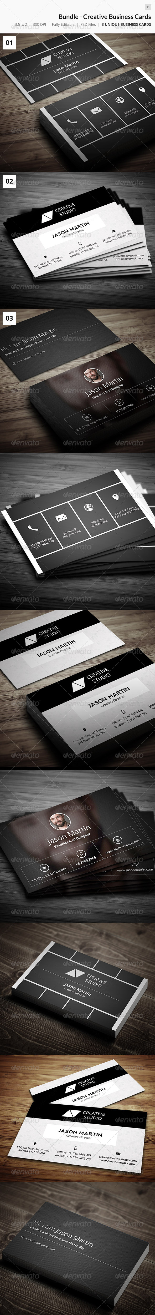 GraphicRiver Bundle Creative Business Cards 35 8319027 GraphicRiver Bundle Creative Business Cards 35 8319027