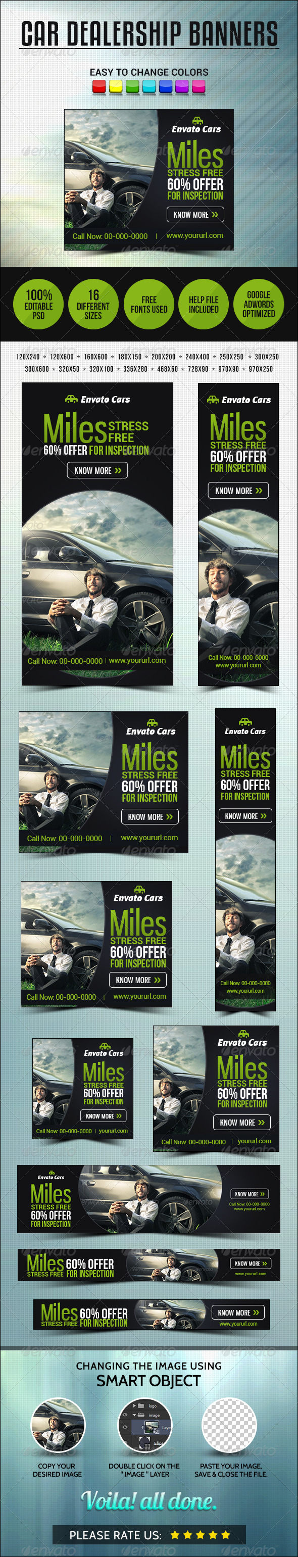 Car Dealership Banners (Banners & Ads)