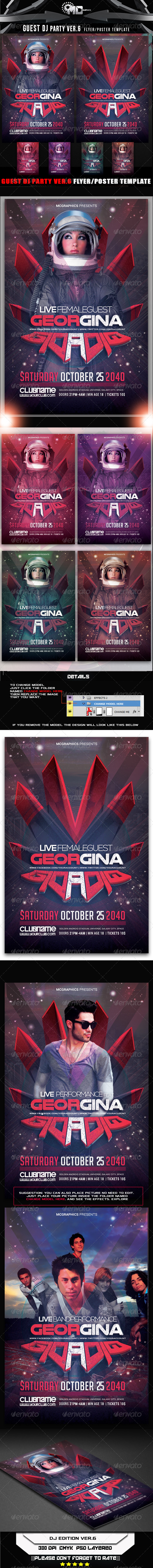 GraphicRiver Guest DJ Party Ver.6 Flyer Poster Template 8319150 GraphicRiver Guest DJ Party Ver.6 Flyer Poster Template 8319150