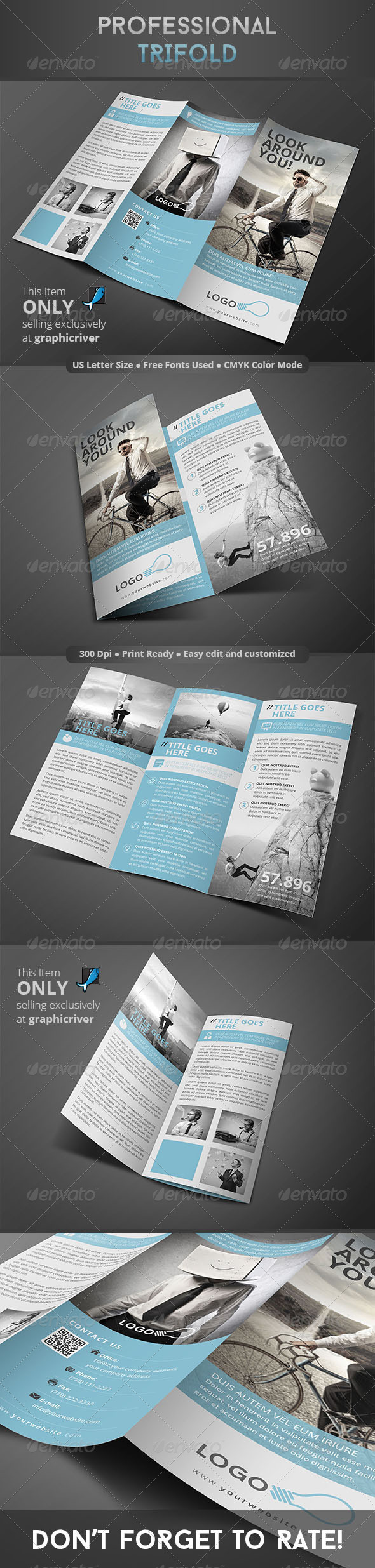 GraphicRiver Professional Trifold 8319378 GraphicRiver Professional Trifold 8319378