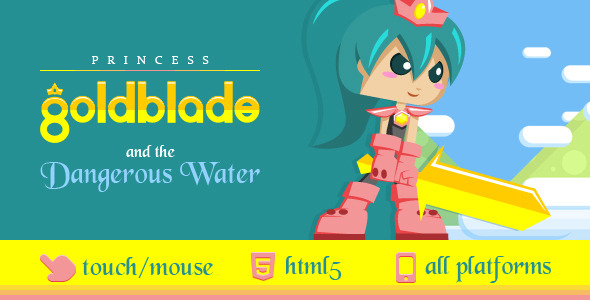 CodeCanyon Princess Goldblade and the Dangerous Waters 8319552 CodeCanyon Princess Goldblade and the Dangerous Waters 8319552