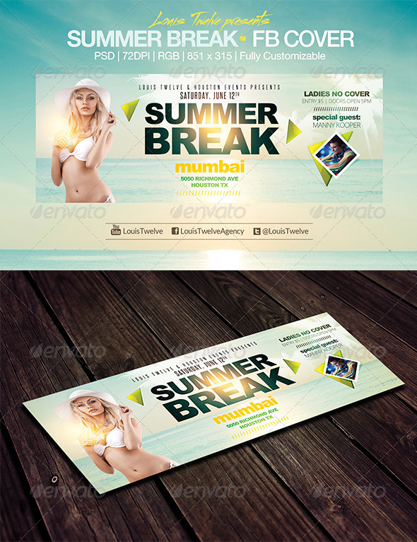 Summer Break | Facebook Cover (Facebook Timeline Covers)