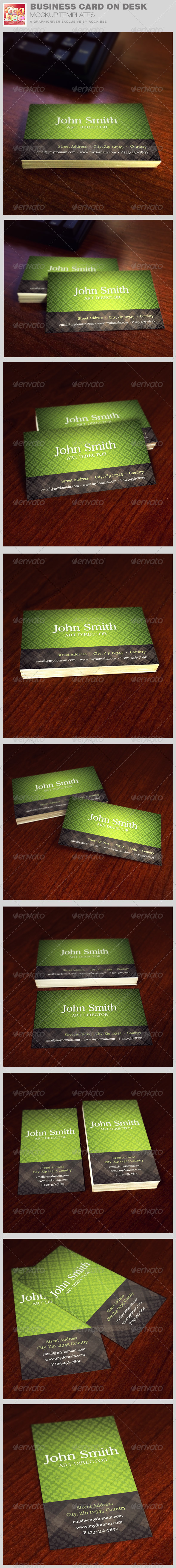 GraphicRiver Business Card on Desk Mockup Templates 8320097 GraphicRiver Business Card on Desk Mockup Templates 8320097