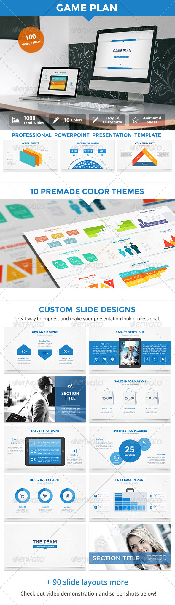 GraphicRiver Game Plan v2 PowerPoint Template 8320213 GraphicRiver Game Plan v2 PowerPoint Template 8320213