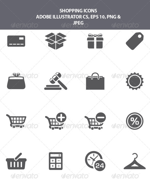 Shopping Icons Shopping Icons