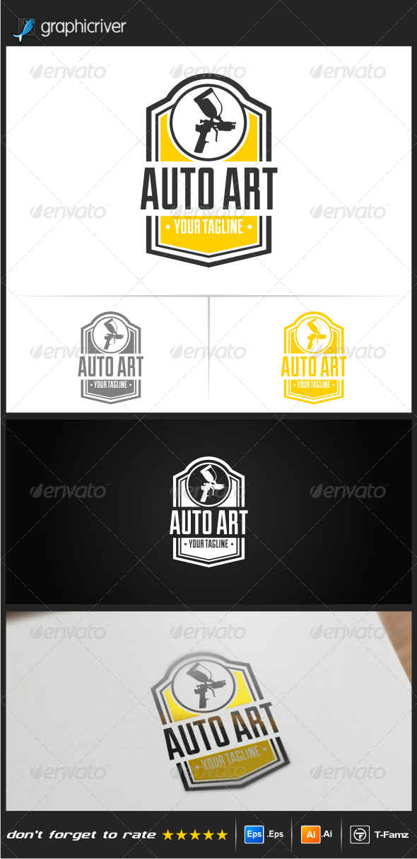 GraphicRiver Auto Art Logo Templates 8320593 GraphicRiver Auto Art Logo Templates 8320593