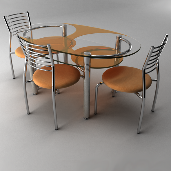 3DOcean Table with chair 6 8321031 3DOcean Table with chair 6 8321031