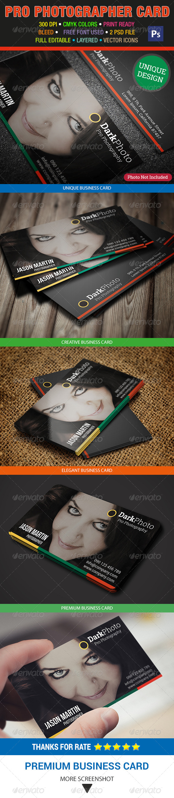 GraphicRiver Pro Photographer Business Card 279 8321066 GraphicRiver Pro Photographer Business Card 279 8321066