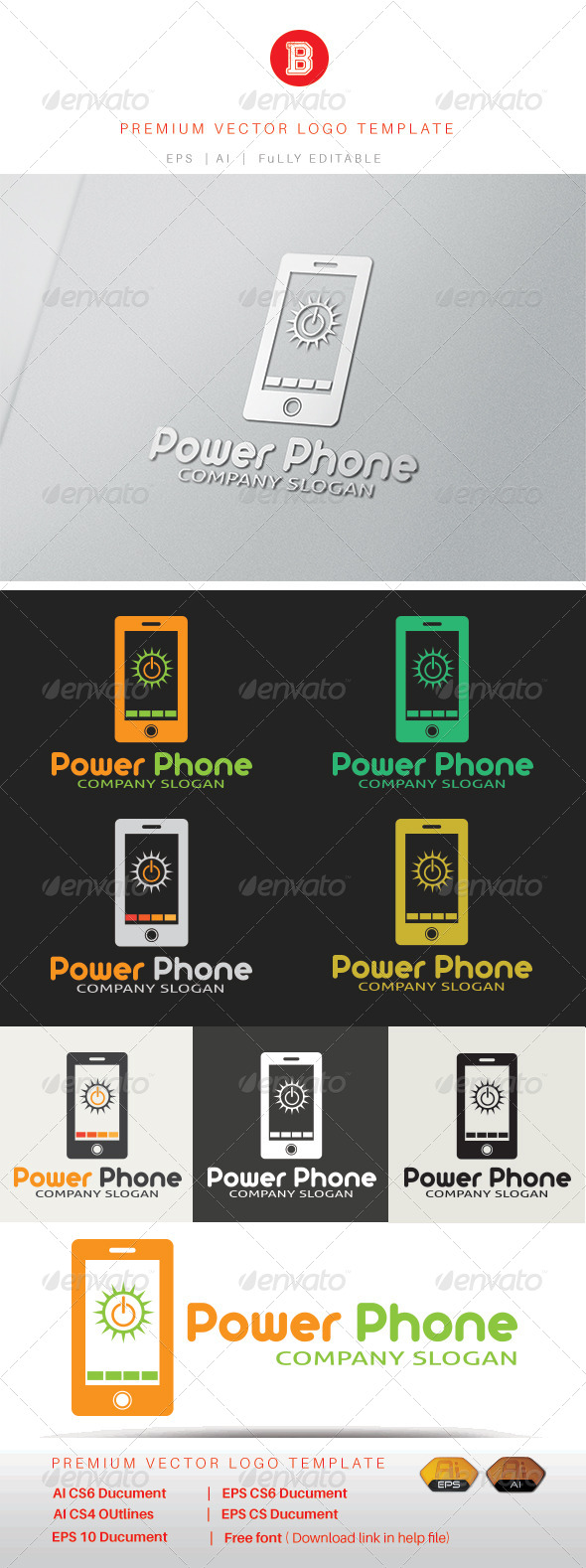 GraphicRiver Power Phone 8321116 GraphicRiver Power Phone 8321116