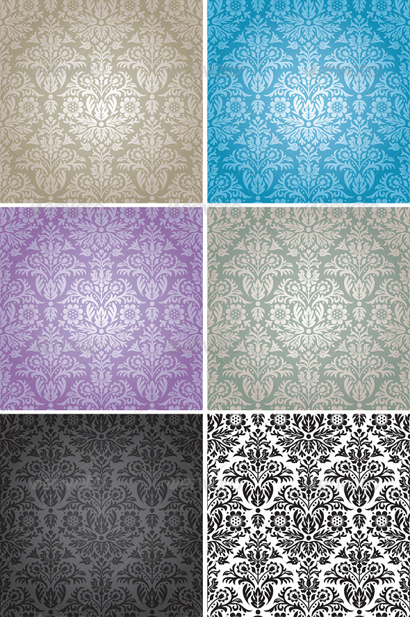 GraphicRiver Damask Seamless Floral Pattern Background 8321401 GraphicRiver Damask Seamless Floral Pattern Background 8321401
