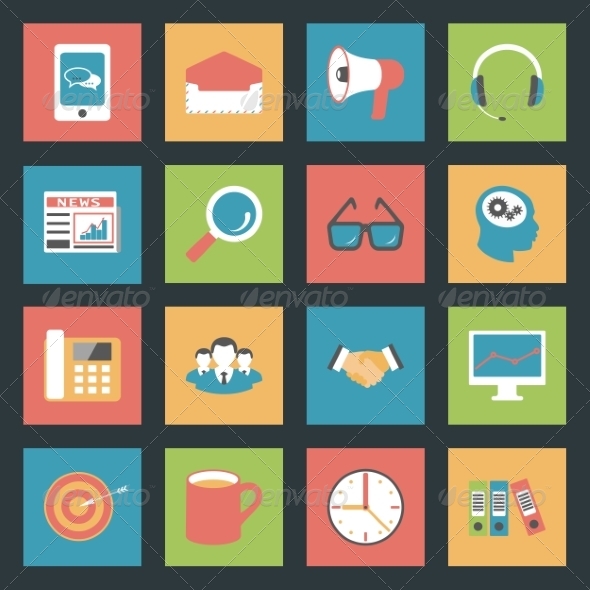 GraphicRiver Marketing Flat Icons Set 8321727 GraphicRiver Marketing Flat Icons Set 8321727