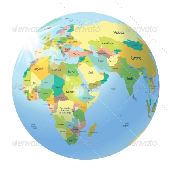 GraphicRiver Globe Isolated on White 8322111 GraphicRiver Globe Isolated on White 8322111
