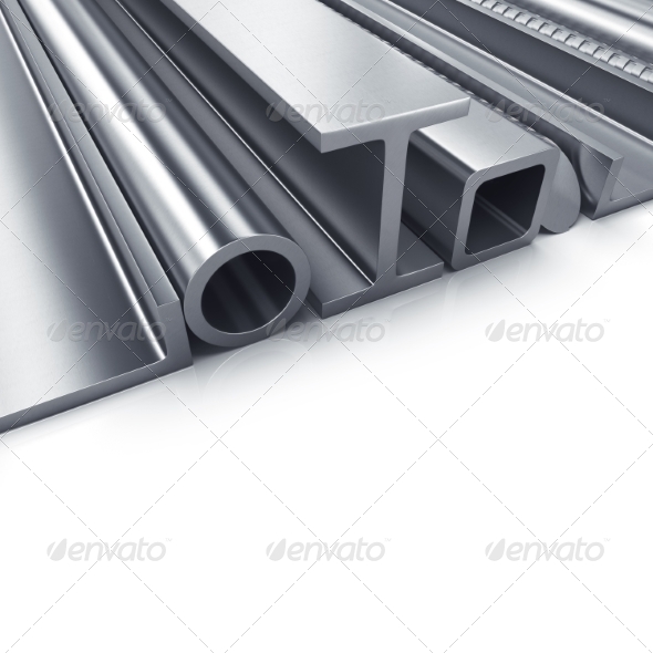GraphicRiver Rolled Metal Products 8322913 GraphicRiver Rolled Metal Products 8322913