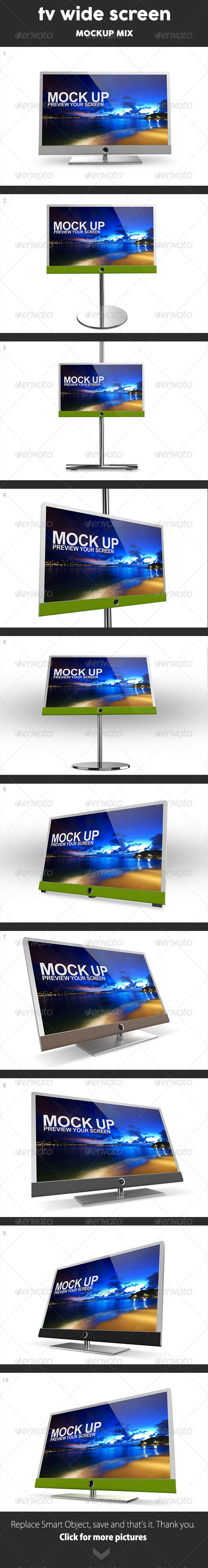 GraphicRiver 10 Tv Screen Mock Up 8323093 GraphicRiver 10 Tv Screen Mock Up 8323093