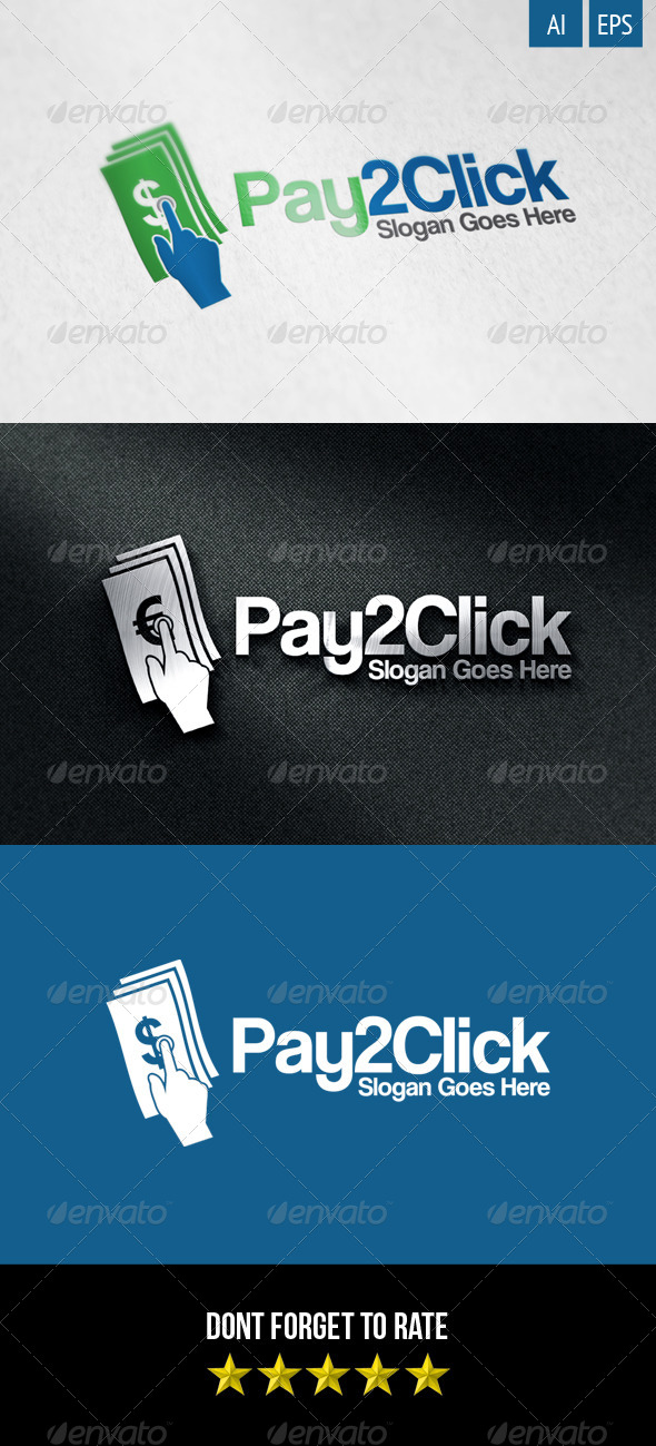 GraphicRiver Pay To Click Logo 8323100 GraphicRiver Pay To Click Logo 8323100
