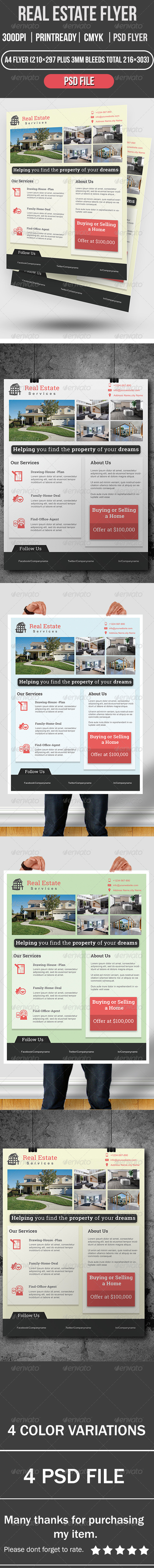 GraphicRiver Real Estate Flyer 8292776 GraphicRiver Real Estate Flyer 8292776